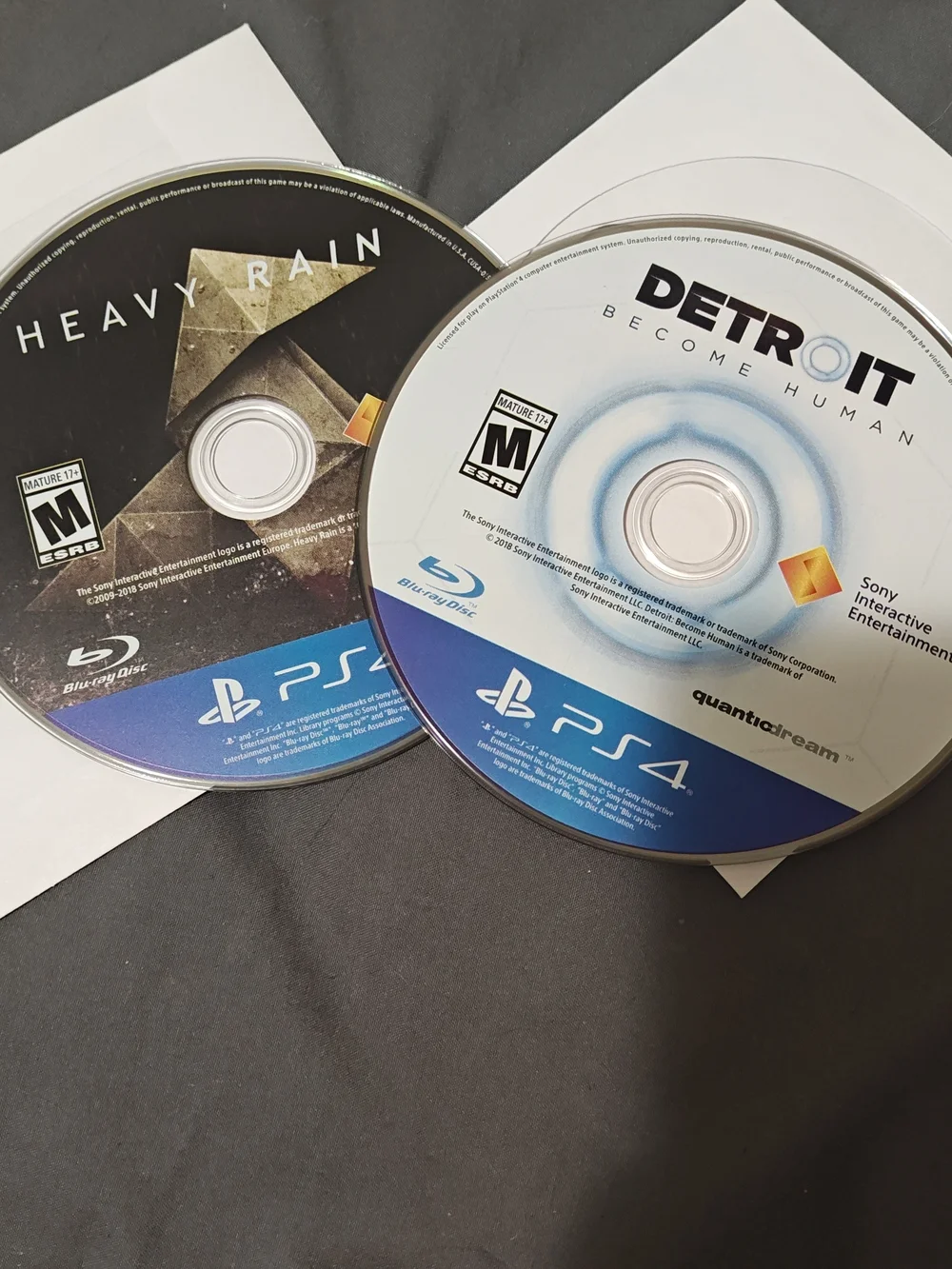 Ps4 Two Game Bundle-Detroit: Become Human And Heavy Rain.